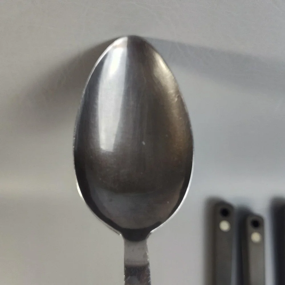 Vintage FLINT ARROWHEAD Stainless Steel Utensils SET Of 8 USA Spatula Spoons